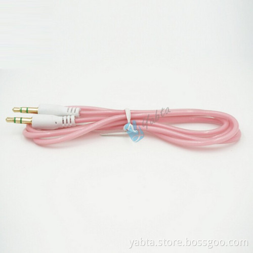 Male To Male 3.5mm Jack Fluorescence Audio Cable